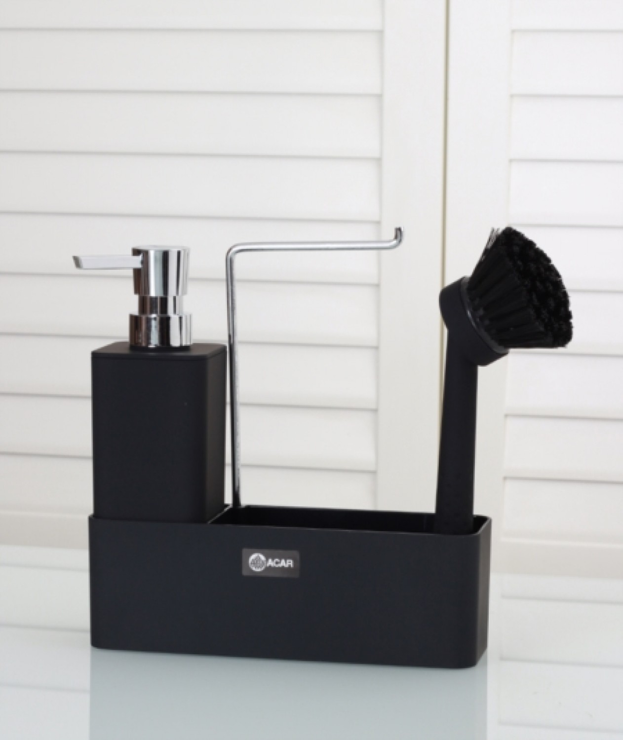 Acar 2`Li Akrilik Stand Fırçalı Kare Sıvı Sabunluk AKR-11279/2 Acar 2`Li Akrilik Stand Fırçalı Kare Sıvı Sabunluk AKR-11279/2