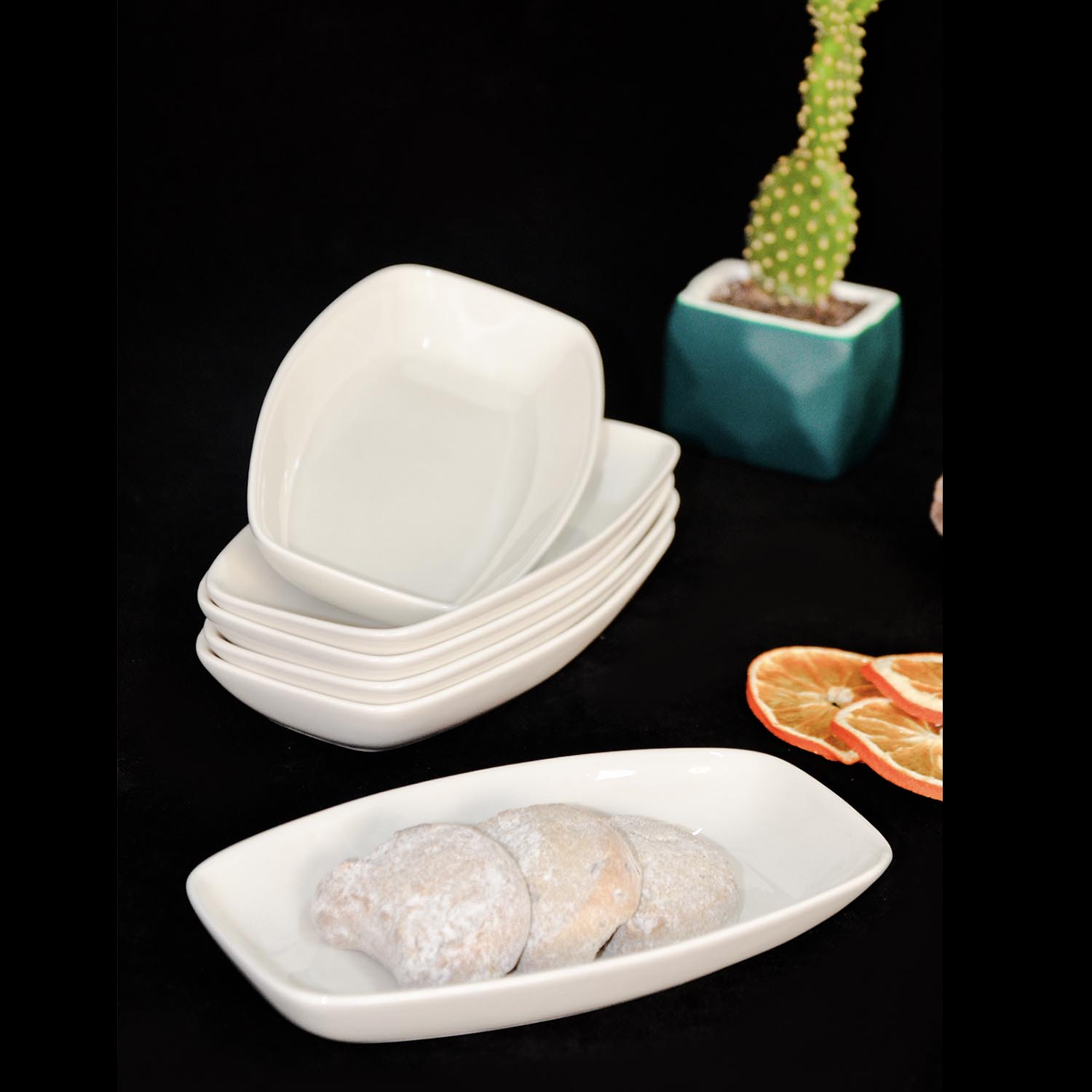 Acar Porselen Kayık Sunum Tabağı CHR-009347 Acar Porselen Kayık Sunum Tabağı CHR-009347